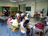 画像：放課後の学習教室