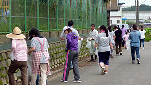 学校周辺の清掃活動