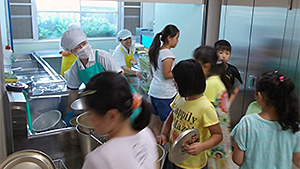 夏休み前給食最終日
