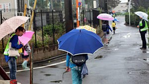 学園隊・朝の見守り