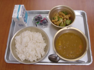 2004年11月1日の給食
