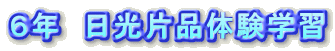 �U�N�@�����Еi�̌��w�K