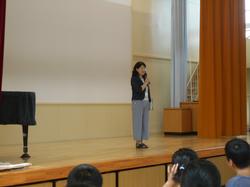 夏休み明け朝会