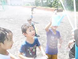 水遊び
