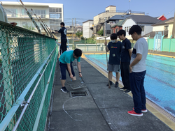 プール安全点検