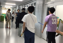 不審者対応訓練②